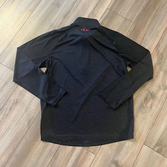 Under Armour Black Athletic Workout Zipup Jacket Men Large - Picture 6 of 6